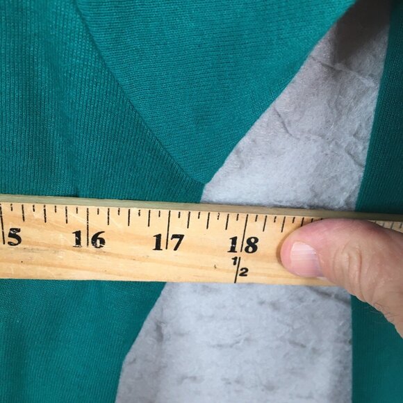 Vintage Jessica Howard By Mitchell Robbell Dress Womens 10 Green Belted Maxi 80s - Picture 6 of 16